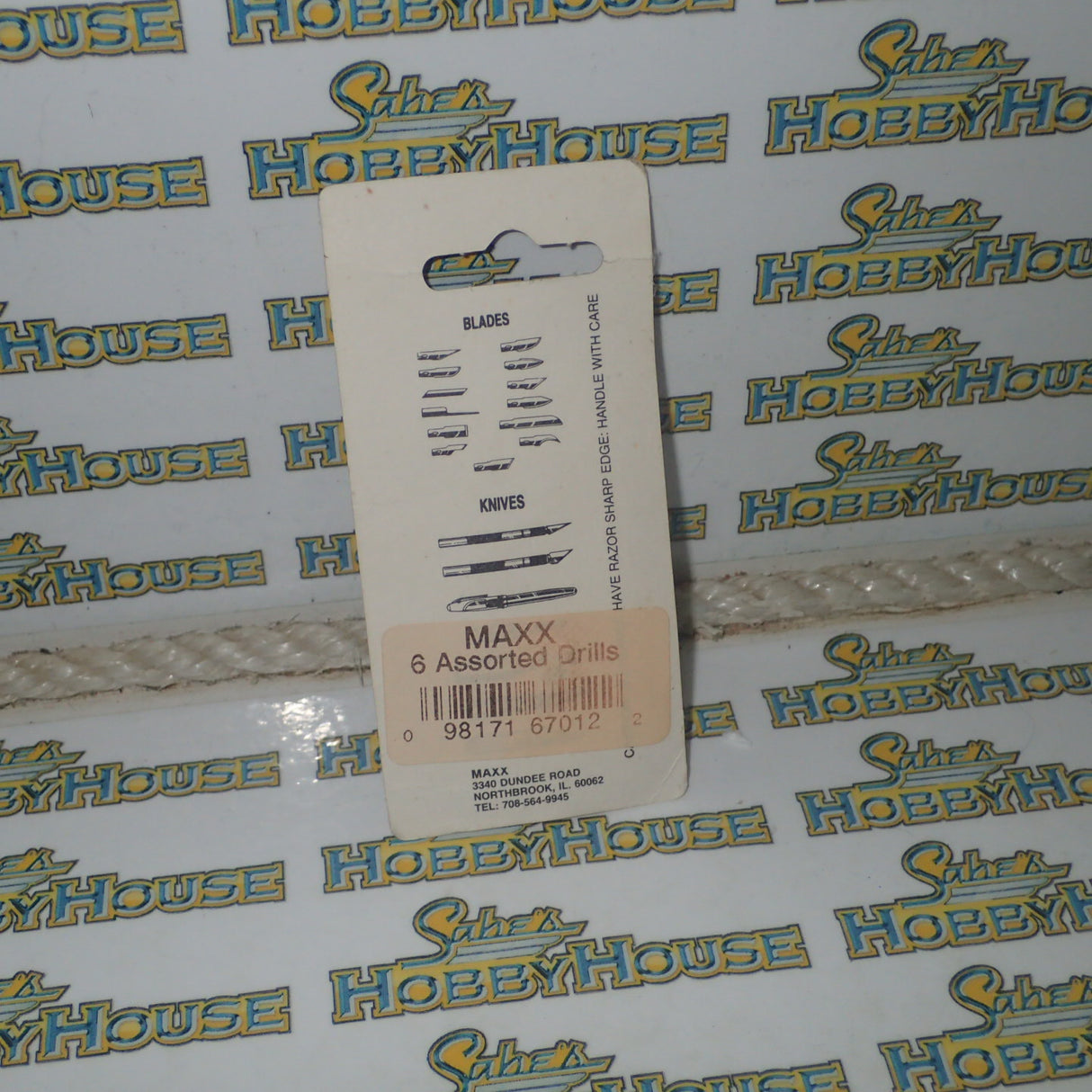 MAXX #67012 - 6 Assorted Drill Bits Carbon Steel Size 51-65 Pack of 6