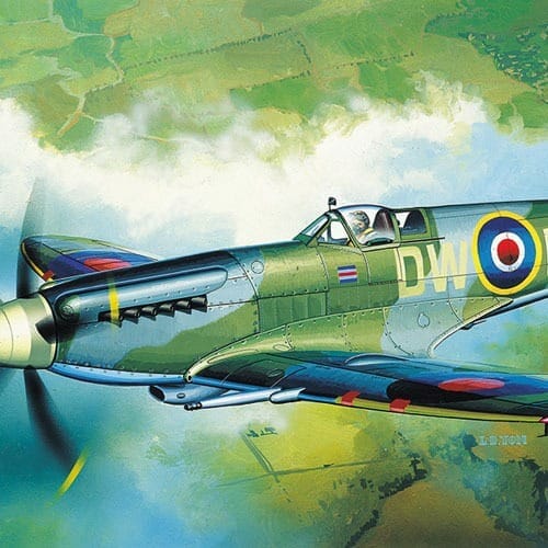 Academy - 1/72 Scale - Spitfire MK.XIVc Plastic Model Kit