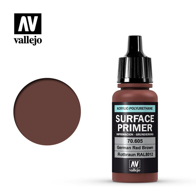 AV VALEJO 70.605 – 17 ml Surface Primer German Red Brown