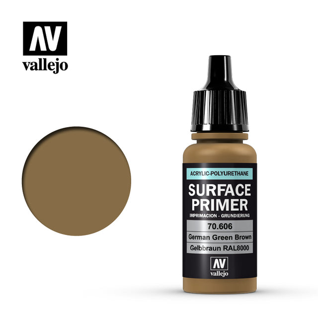 AV VALEJO 70.606 – 17 ml Surface Primer German Green Brown