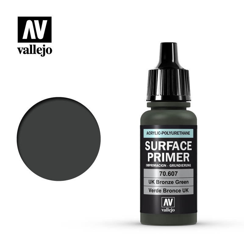 AV VALEJO 70.607 – 17 ml Surface Primer UK Bronze Green