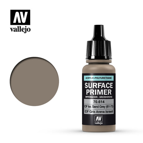 AV VALEJO 70.614 – 17 ml Surface Primer IDF Israeli Sand Grey (61-73)