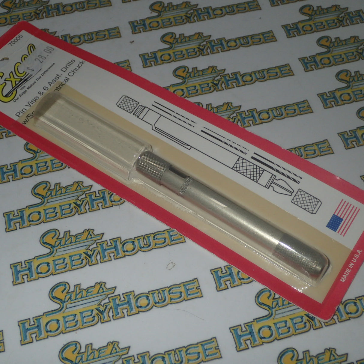 Excel #70005 - Pin Vise & 6 Asst. Drills w/Special Centrical Chuck