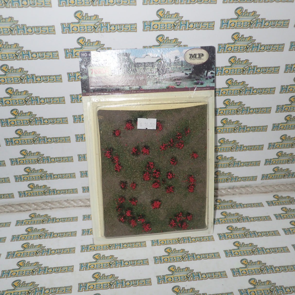 MP scenery HO scale Flowering Meadow Red