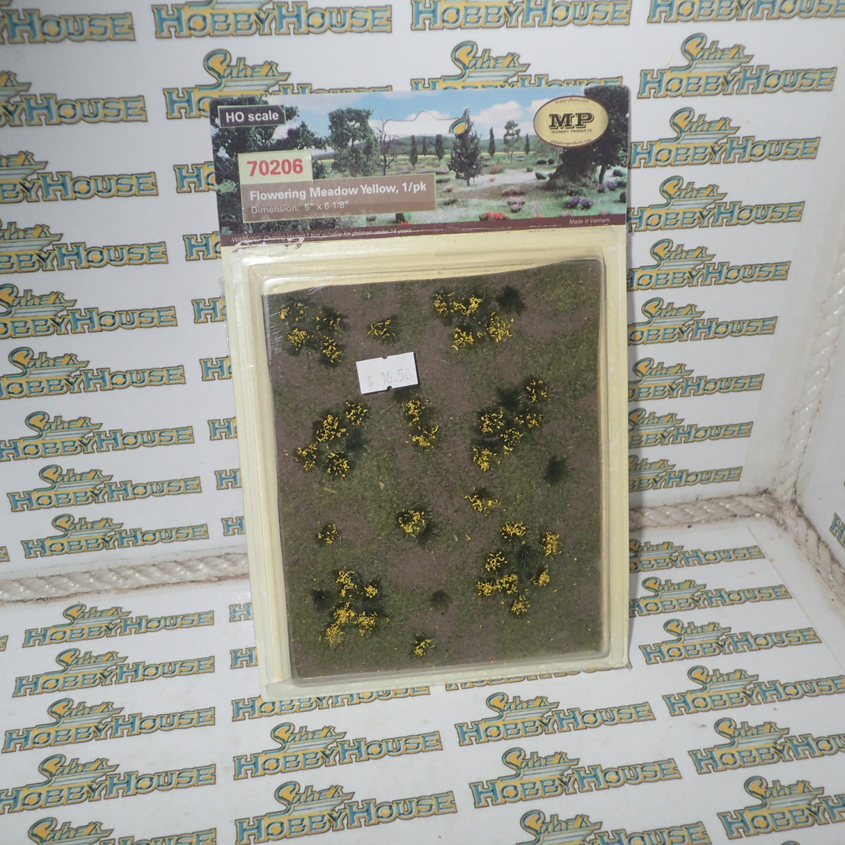 MP scenery HO scale Flowering Meadow Yellow fine quality trees