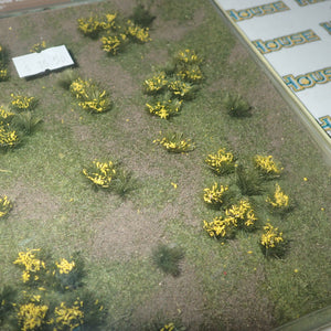 MP scenery HO scale Flowering Meadow Yellow fine quality trees