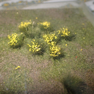 MP scenery HO scale Flowering Meadow Yellow fine quality trees