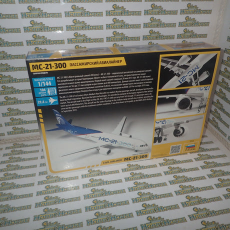 Zvezda ZV7033 - 1/144 Scale Irkut MC-21 Civilian Plane Plastic Model Kit