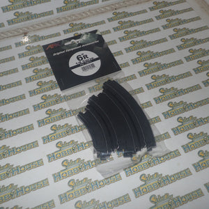 AFX 70611 - Curve, 6" Radius Dealer button-trans 1/8 Circle (45 Degree) Track