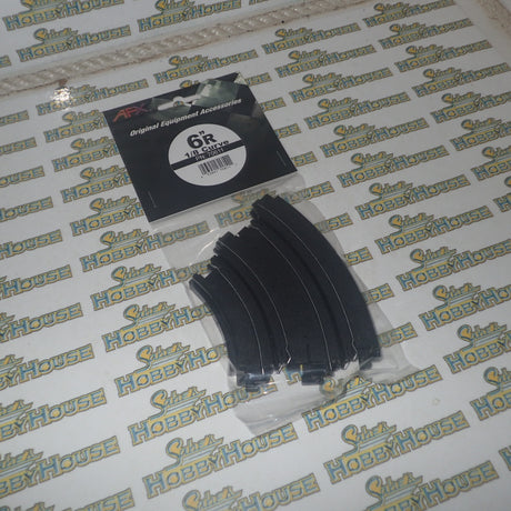 AFX 70611 - Curve, 6" Radius Dealer button-trans 1/8 Circle (45 Degree) Track