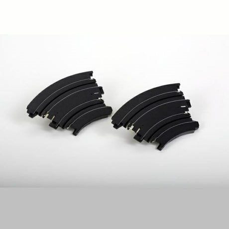 AFX 70611 - Curve, 6" Radius Dealer button-trans 1/8 Circle (45 Degree) Track