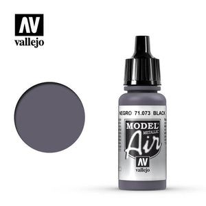 AV VALEJO 71.073 - Model Air 17ml Black (Metallic)