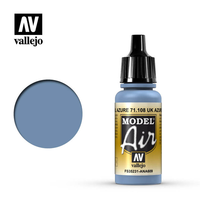AV VALEJO 71.108 - Model Air 17ml UK Azure Blue