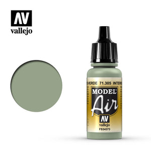 AV VALEJO 71.305 - Model Air 17ml Interior Grey Green