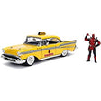 Jada - 1/24 Scale - Marvel Deadpool - Deadpool and 1957 Chevy Belair Diecast Scale Model Replica