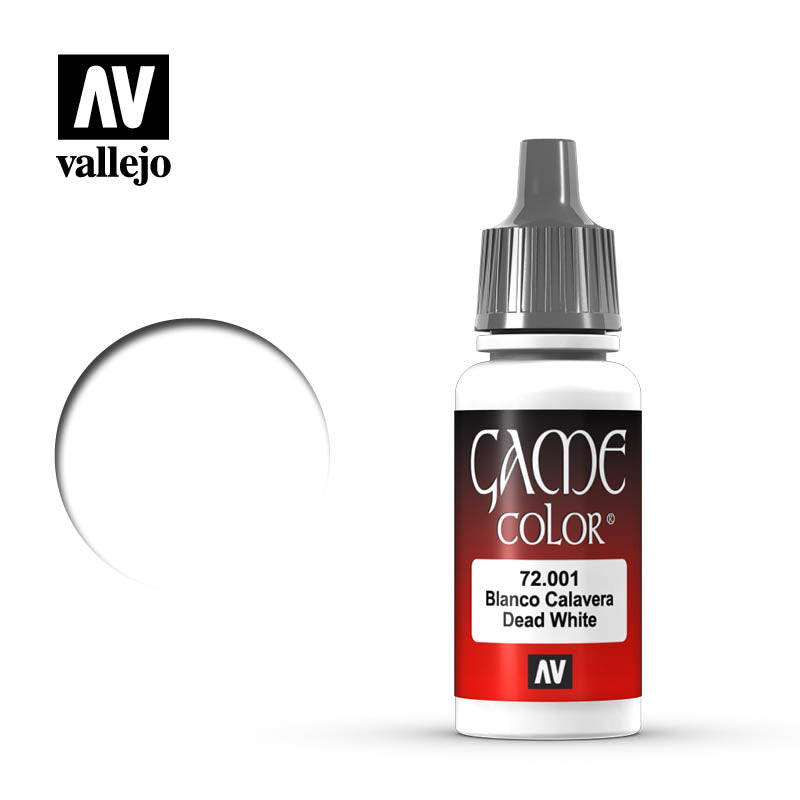 AV VALEJO 72.001 - 17ml Dead White Game Colour