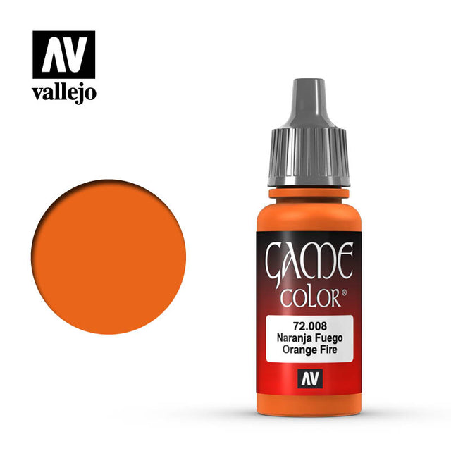 AV VALEJO 72.008 - 17ml Orange Fire Game Colour