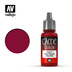 AV VALEJO 72.011 - 17ml Gory Red Game Colour