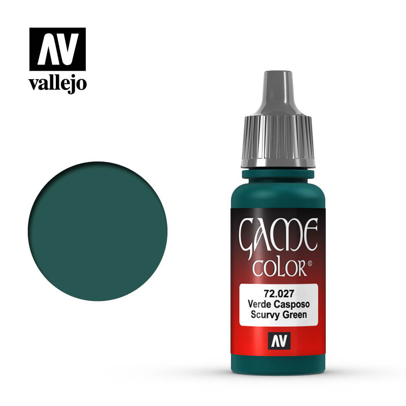 AV VALEJO 72.027 - 17ml Scurvy Green Game Colour