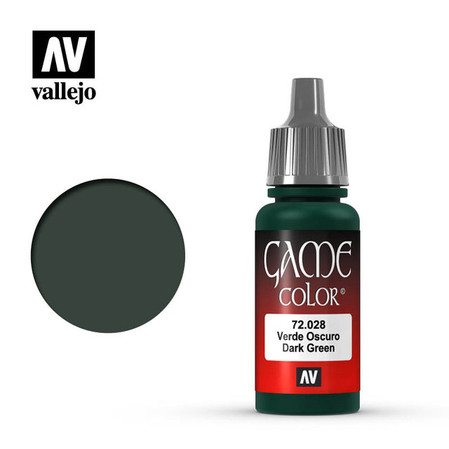 AV VALEJO 72.028 - 17ml Dark Green Game Colour