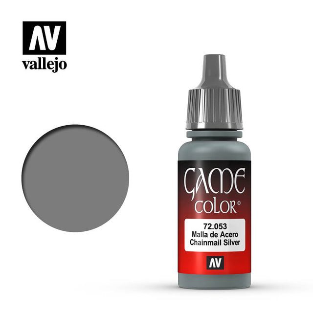 AV VALEJO 72.053 - 17ml Chainmail Silver Game Colour