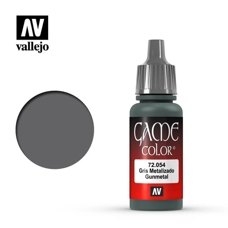 AV VALEJO 72.054 - 17ml Gunmetal Game Colour