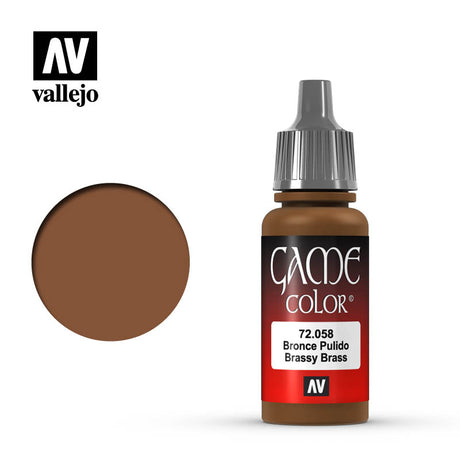 AV VALEJO 72.058 - 17ml Brassy Brass Game Colour