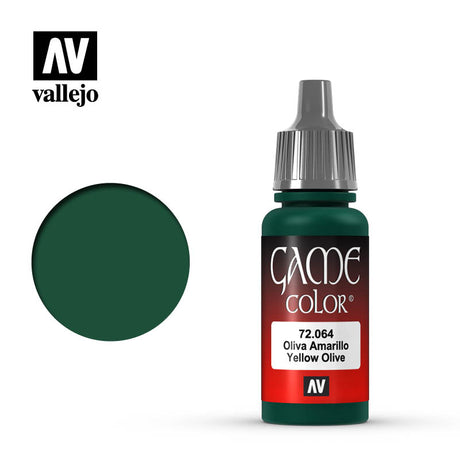AV VALEJO 72.064 - 17ml Yellow Olive Game Colour