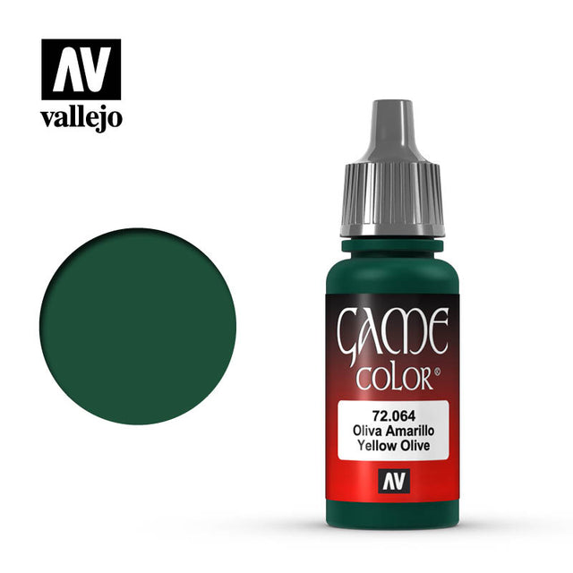 AV VALEJO 72.064 - 17ml Yellow Olive Game Colour
