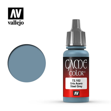 AV VALEJO 72.102 - 17ml Steel Grey Game Colour