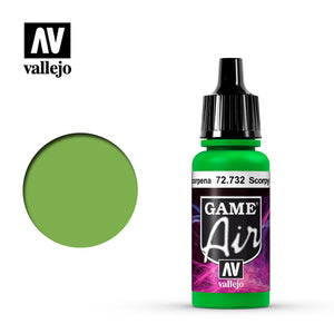 AV VALEJO 72.732 – 17 ml Game Air Scorpy Green