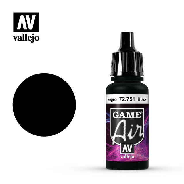 AV VALEJO 72.751 – 17 ml Game Air Black