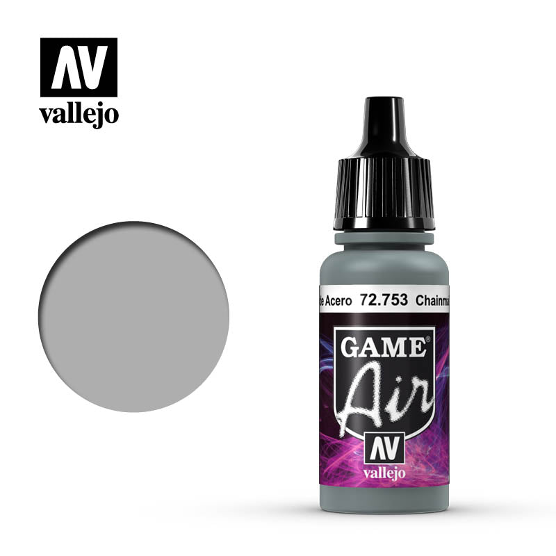AV VALEJO 72.753 – 17 ml Game Air Chainmail Silver