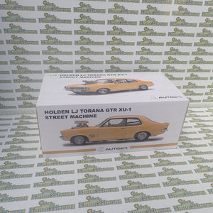 Autoart 72577 - 1/18 Scale - Holden LJ Torana GTR XU-1 Street Machine in Metallic Yellow Diecast Scale Model Replica