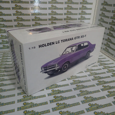 BIANTE AUTOART 72586 1/18 HOLDEN LC TORANA GTR XU-1 IN PLUMDINGER PURPLE