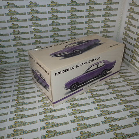 BIANTE AUTOART 72586 1/18 HOLDEN LC TORANA GTR XU-1 IN PLUMDINGER PURPLE