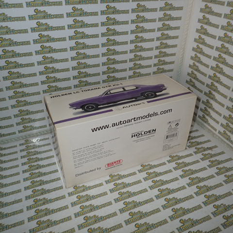 BIANTE AUTOART 72586 1/18 HOLDEN LC TORANA GTR XU-1 IN PLUMDINGER PURPLE