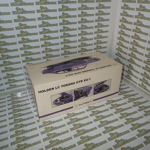 BIANTE AUTOART 72586 1/18 HOLDEN LC TORANA GTR XU-1 IN PLUMDINGER PURPLE