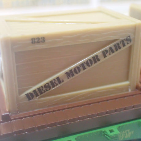 Mantua Classics 727002 - HO/00 Scale - 40' Flat with Crates Reading