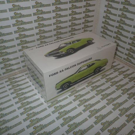 Biante AutoArt A72727 - 1/18 Scale Ford XA Falcon Coupe Superbird in Lime Glaze/Jewel Green Diecast Scale Model Replica