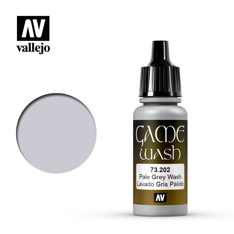 AV VALEJO 73.202 - 17ml Pale Grey Wash Game Colour