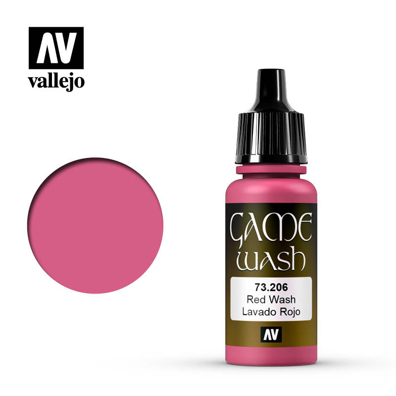 AV VALEJO 73.206 - 17ml Red Wash Game Colour