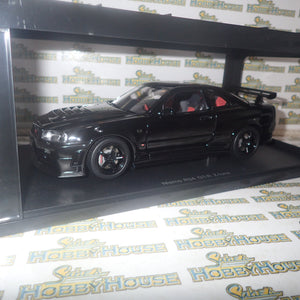 AutoArt 77355 - 1/18 Scale NISSAN NISMO R34 GT-R GTR Z-TUNE (BLACK) Diecast Car Model