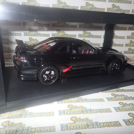 AutoArt 77355 - 1/18 Scale NISSAN NISMO R34 GT-R GTR Z-TUNE (BLACK) Diecast Car Model