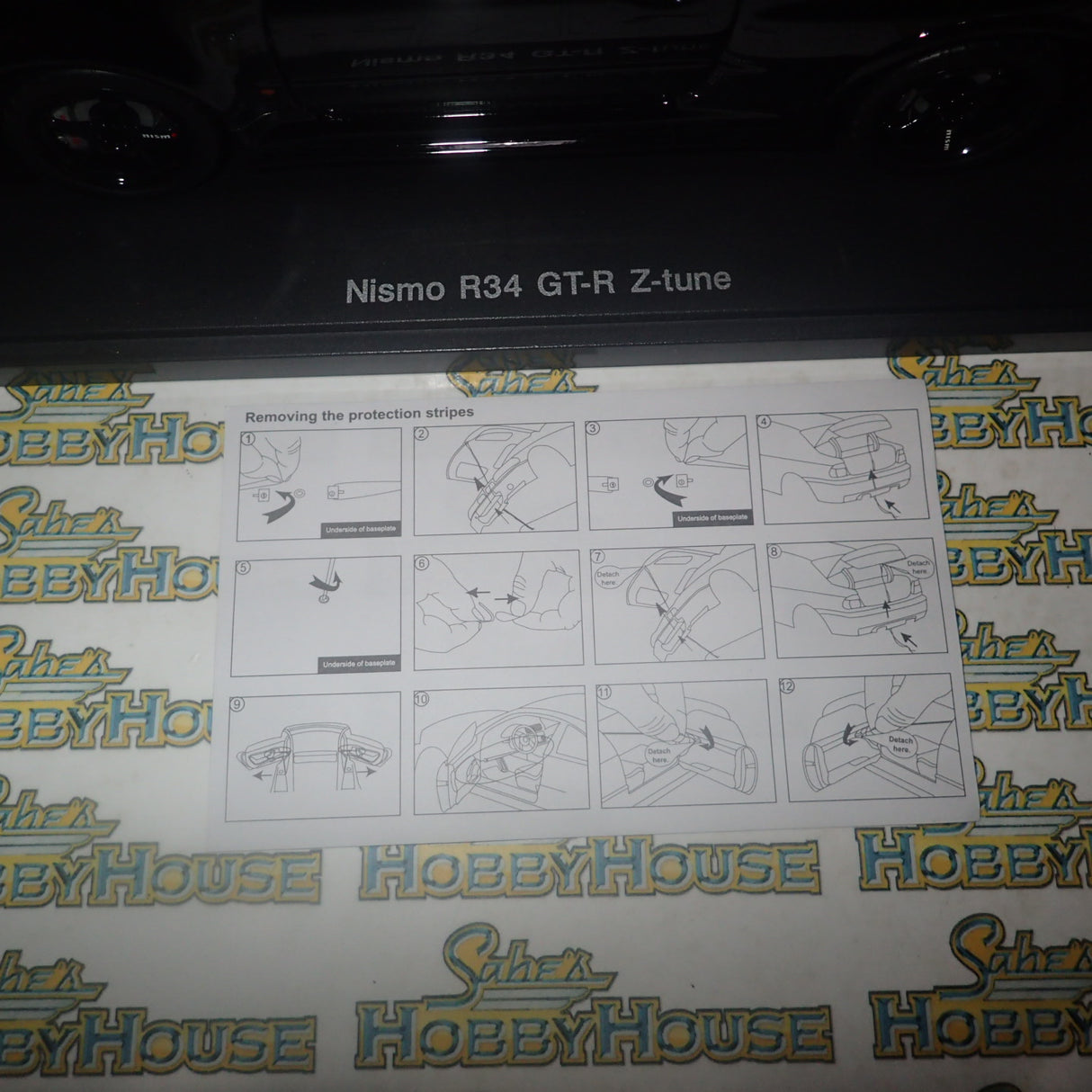 AutoArt 77355 - 1/18 Scale NISSAN NISMO R34 GT-R GTR Z-TUNE (BLACK) Diecast Car Model