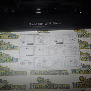 AutoArt 77355 - 1/18 Scale NISSAN NISMO R34 GT-R GTR Z-TUNE (BLACK) Diecast Car Model