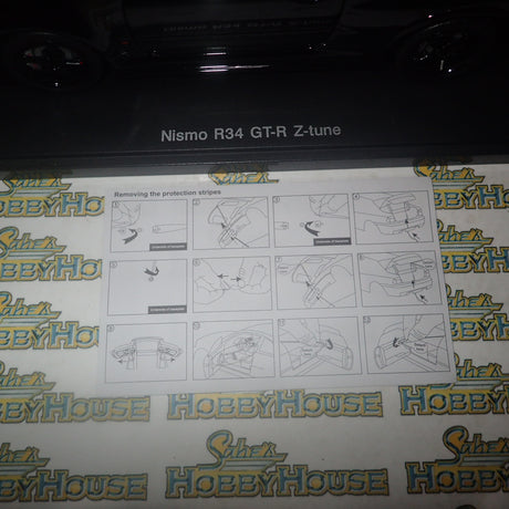 AutoArt 77355 - 1/18 Scale NISSAN NISMO R34 GT-R GTR Z-TUNE (BLACK) Diecast Car Model