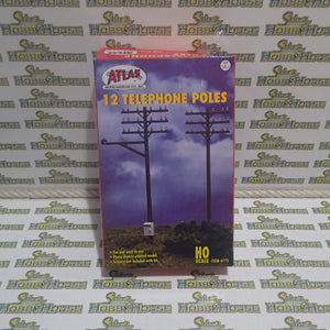 Atlas - HO/00 Scale - #775 12 Telephone Poles