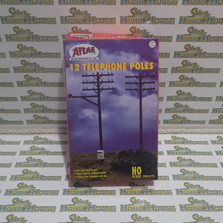 Atlas - HO/00 Scale - #775 12 Telephone Poles