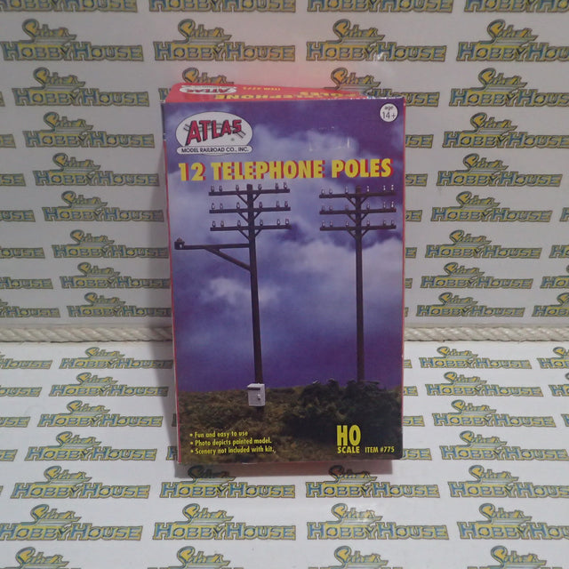 Atlas - HO/00 Scale - #775 12 Telephone Poles